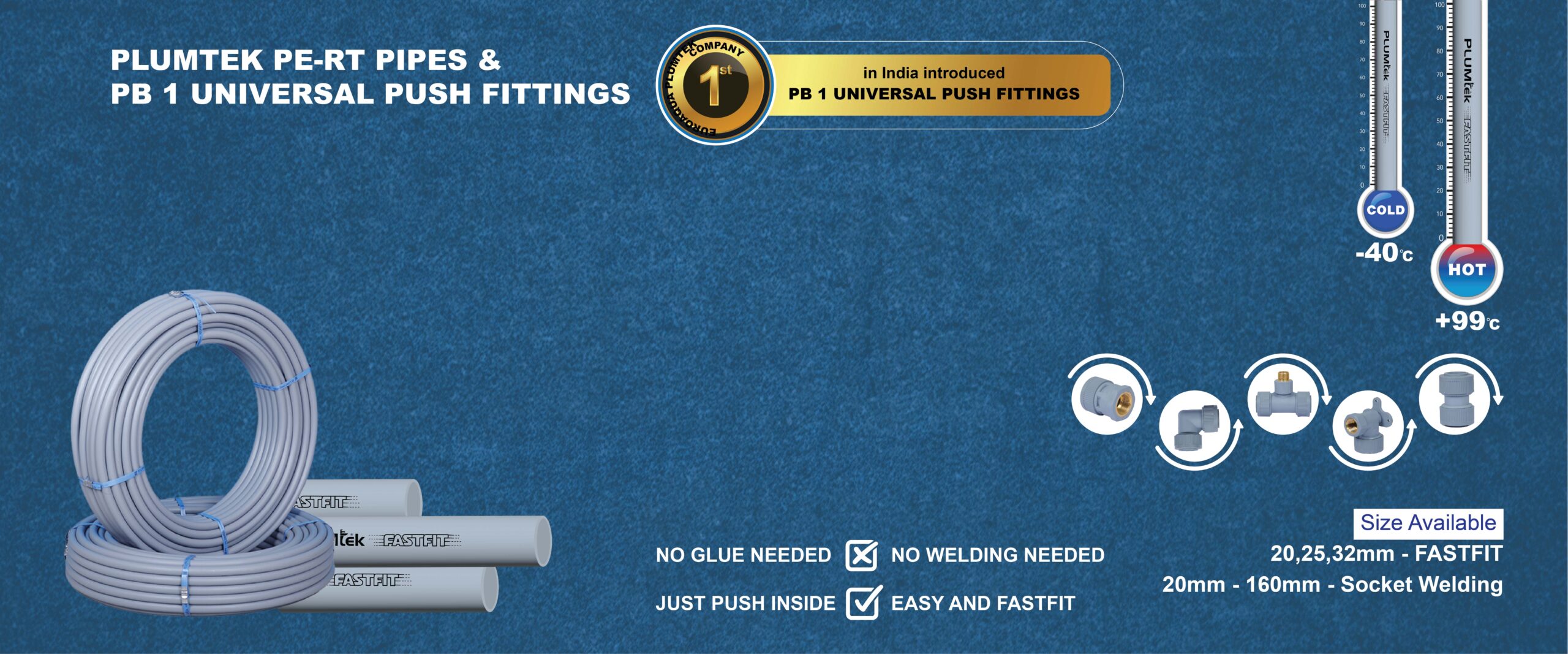 PPR Pipes and Fittings | Airguard | PERT Pipes And Fittings | PERT Push Fittings