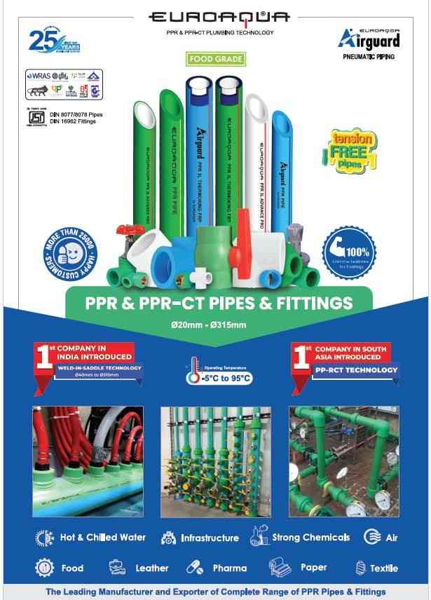 Euroaqua PPR Catalogues - High-Quality PPR Pipes and Fittings Specifications